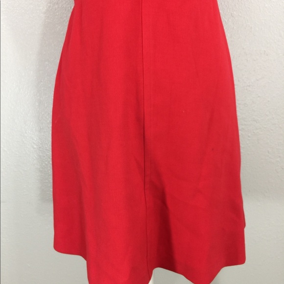 Eliza J crepe red a-line dress - Picture 6 of 8
